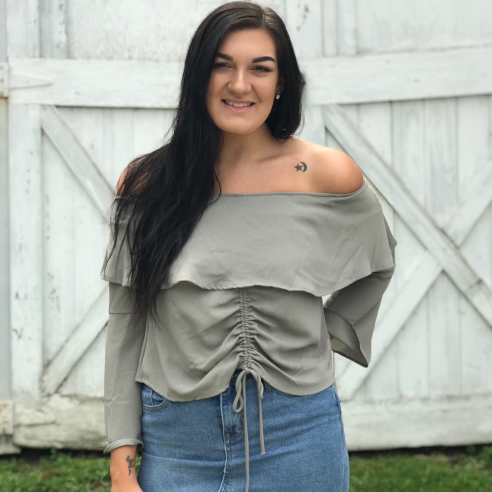 Olive To Party Top